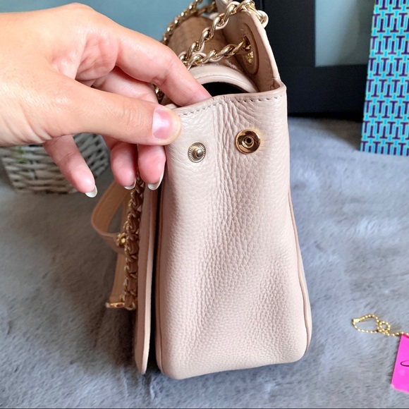 Tory Burch Bryant Pink Quilted Chain Flap Bag - Picture 8 of 16